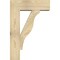 Ekena Millwork Funston Block Rough Sawn Bracket w/ Offset Brace, Douglas Fir, 8"W x 24"D x 36"H BKT0806X24X36FST05RDF - alternate 4